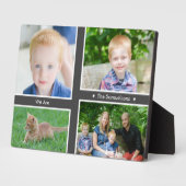 Collage de photos familiales Plaque avec de l'Ease (Côté)