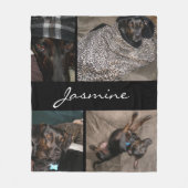 Collage de photos modernes | Couverture de chien e (Devant)