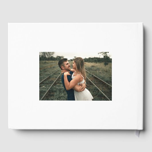 Collage de photos multiples Mariage livre d'invité (Verso)