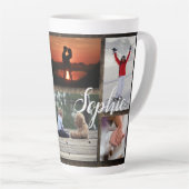 Collage de photos personnalisé Tall Latte Mug (Angle droit)