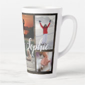 Collage de photos personnalisé Tall Latte Mug (Droite)