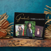 Collage de photos | Plaque cadeau de diplôme (Côté)