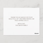 Collage de photos pour carte d'annonce de naissanc (Dos)