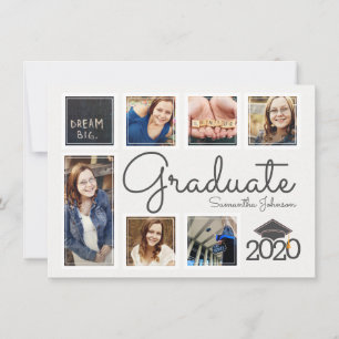 Collage de photos tendance Casquette Faire-part de