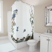 Collage de rideau en douche de faune d'Audubon (En situation)