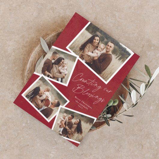 Collage de script Carte religieuse de Noël magnéti