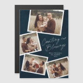 Collage de script Carte religieuse de Noël magnéti (Devant / Derrière)