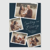 Collage de script Carte religieuse de Noël magnéti (Devant)