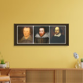 Collage de Shakespeare sur toile encadrée (Insitu(Salon))