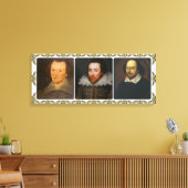 Collage de Shakespeare sur toile encadrée (Insitu(Salon))