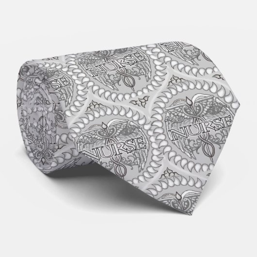 Collage Dedicated Nurse stropdas (Opgerold)
