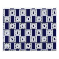 Collage Delfts blauwe tegels