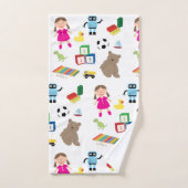 Collage des jouets pour enfants (Serviette à main)