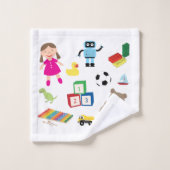 Collage des jouets pour enfants (Gant de toilette)