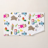 Collage des jouets pour enfants (Serviette à main)