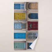 Collage des portes avant colorées (Serviette de bain)