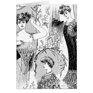 Collage d'illustration de mode rétro