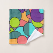 Collage du cercle moderne du milieu du siècle (Gant de toilette)