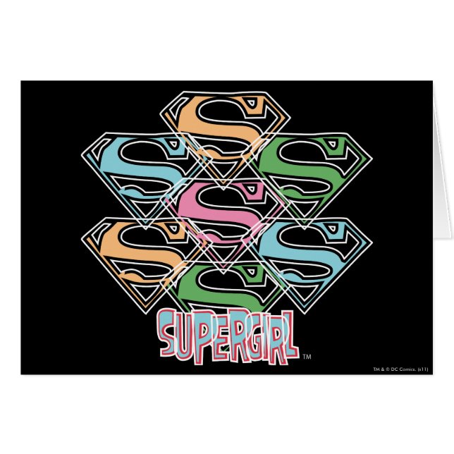 Collage du logo de Supergirl Pastel (Devant horizontal)