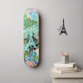 Collage & Eiffeltoren Skateboard
