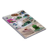 Collage en verre marin - carnet (Côté Droit)