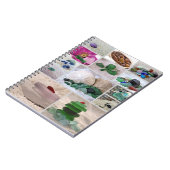 Collage en verre marin - carnet (Côté gauche)