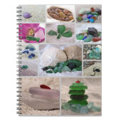 Collage en verre marin - carnet (Devant)