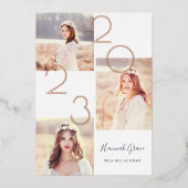 Collage Faire-part de graduation et invitation (Recto)