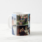 Collage féminin Photos de café Mug (Devant gauche)