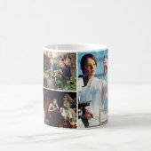 Collage féminin Photos de café Mug (Centre)