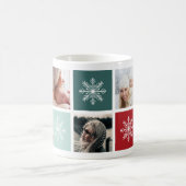 Collage festif | Photo de vacances Mug (Centre)