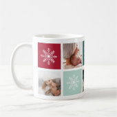 Collage festif | Photo de vacances Mug (Gauche)