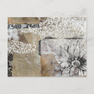 Collage Fleur II Briefkaart