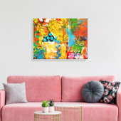 Collage floral 1974 Impression de toile (Insitu(Salon))