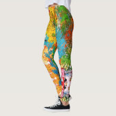 Collage floral 1974 Leggings (Gauche)