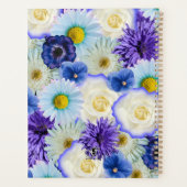 Collage Floral Bleu & Blanc Grand Bold Personnalis (Dos)