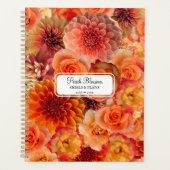 Collage Floral Orange Peach Big Vibrant Energizing (Devant)