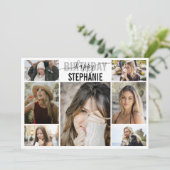 collage | Foto Aangepaste Verjaardag Wenskaart (Staand voorkant)