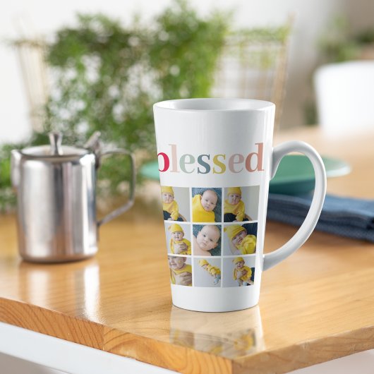 Collage Foto | Colorful Blessay Gift Latte Mok