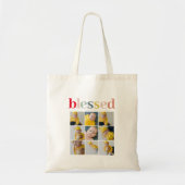 Collage Foto | Colorful Blessay Gift Tote Bag (Voorkant)