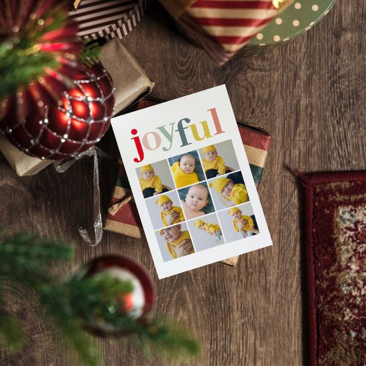 Collage Foto | Colorful Joyful Holiday Gift