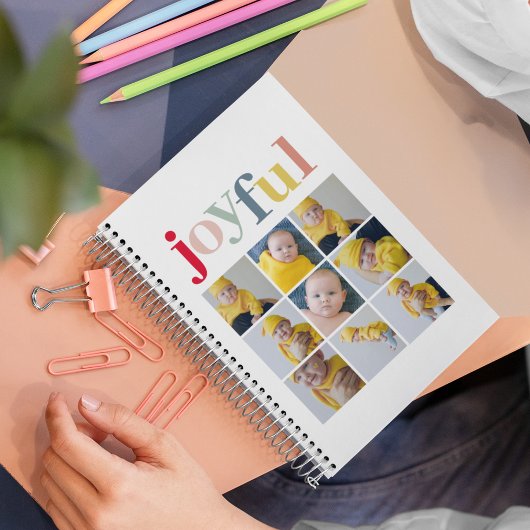 Collage Foto | Colorful Joyful Holiday Gift Planner