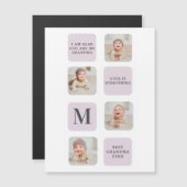 Collage Foto en beste grootmoeder ooit beste Paars (Voorkant / Achterkant)