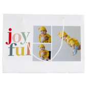 Collage Foto en kleurrijke vreugde | Vakantietoesl Groot Cadeauzakje (Achterkant)