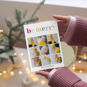 Collage Foto   Happy Holiday Colorful Be Merry