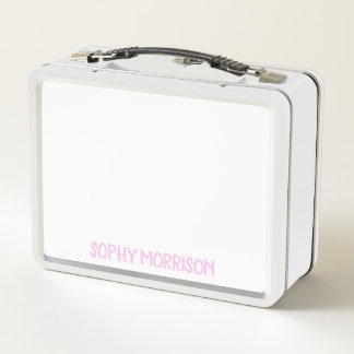 COLLAGE foto Lunchbox roze roos Om aan te passen