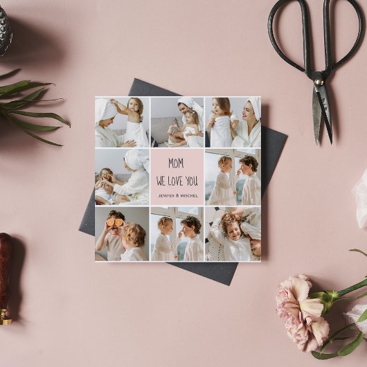 Collage Foto Mam We houden van je beste moeder Gif