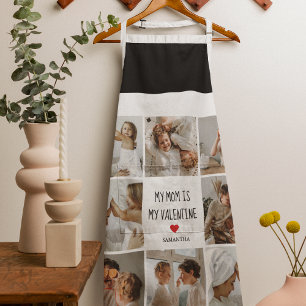 Collage Foto   Mijn moeder is mijn Valentijn Gift Schort