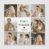 Collage Foto | Mijn vader is mijn Valentijn Gesche (Voorkant)