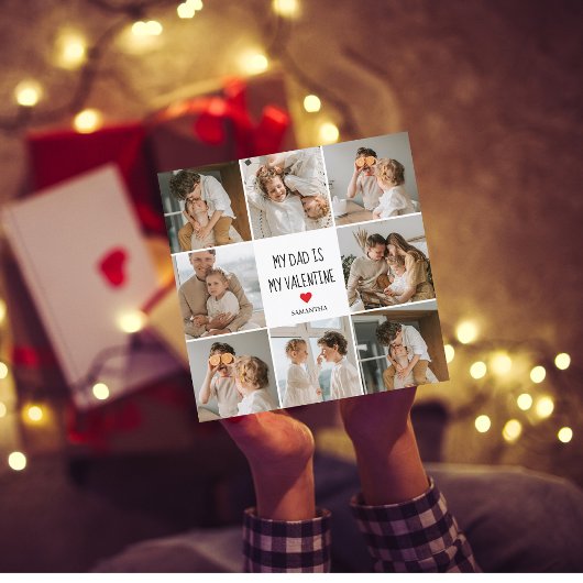 Collage Foto | Mijn vader is mijn Valentijn Gift